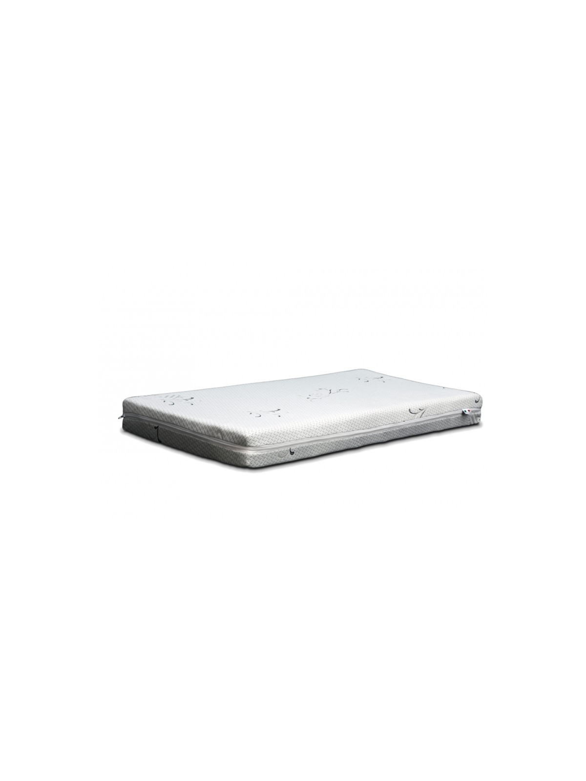 Materasso Matrimoniale Memory Foam 20 Cm - Senza Fibra Di Vetro - Medio Rigido - Coprimaterasso Sfoderabile E Lavabile